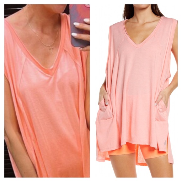 FREE PEOPLE BOHO MNI SUN DRESS SLEEVELESS SUMMER KNIT TUNIC A2C - Picture 9 of 16